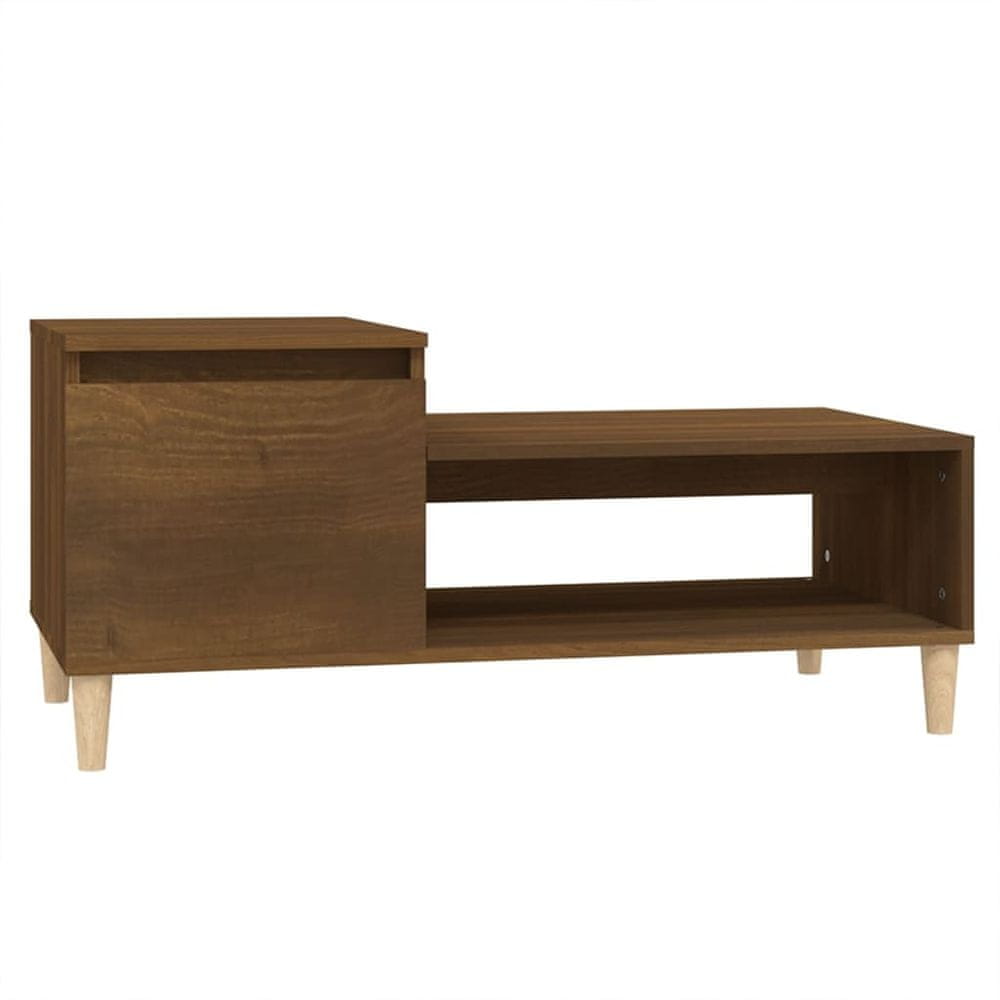 Vidaxl Konferenčný stolík sivý dub sonoma 100x50x45cm spracované drevo